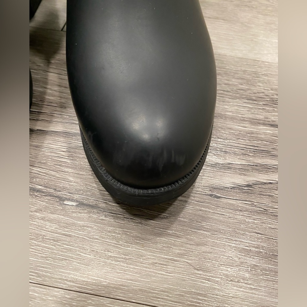 REBECCA MINKOFF Quincy Waterproof Rain Boots/Booties Women’s Size 8 Black - Picture 13 of 14